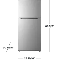 Insignia™ - 30 in. Wide 18 Cu. Ft. Top-Freezer Refrigerator with ENERGY STAR Certification - Stainless Steel – Image 2