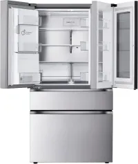 LG - 36-in Wide Standard-Depth MAX 28.6 Cu. Ft. 4-Door French Door-in-Door Smart Refrigerator with InstaView MyColor - Stainles – Image 2
