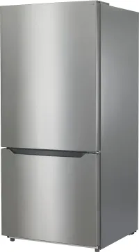 Insignia™ - 30 in. Wide 18.6 Cu. Ft. Bottom Freezer Refrigerator with ENERGY STAR Certification - Stainless Steel – Image 1
