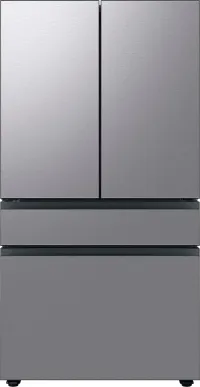 Samsung - 36 in. Wide BESPOKE 23 cu. ft. 4-Door French Door Counter Depth Smart Refrigerator with Beverage Center - Stainless S – Image 4