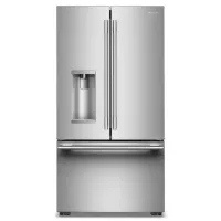 KitchenAid - Counter-Depth French Door Refrigerator with Intelligent Auto Fill - Stainless Steel – Image 4