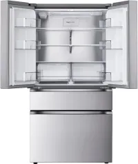 LG - 36-in Standard-Depth MAX 29.6 Cu. Ft. 4-Door French Door Smart Refrigerator with Full-Convert Drawer - Stainless Steel – Image 2