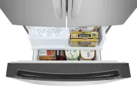 Frigidaire - Gallery 30 in. Wide 20 Cu. Ft. French Door Standard-Depth Refrigerator with Internal Water Dispenser - Smudge Proo – Image 5