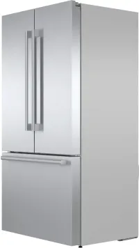 Bosch - 800 Series 36 in. Wide 21 Cu. Ft. French Door Bottom Freezer Counter-Depth Smart Refrigerator with VitaFresh - Stainles – Image 1