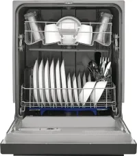 Frigidaire - 24" Front Control Built-In Dishwasher with Energy Saver Dry, 62dba - Stainless Steel – Image 4