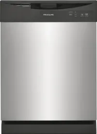 Frigidaire - 24" Front Control Built-In Dishwasher with Energy Saver Dry, 62dba - Stainless Steel – Image 1