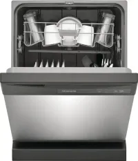 Frigidaire - 24" Front Control Built-In Dishwasher with Energy Saver Dry, 62dba - Stainless Steel – Image 3