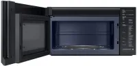 Samsung - 2.1 Cu. Ft. Over-the-Range Microwave with Sensor Cooking and Wi-Fi Connectivity - Stainless Steel – Image 3