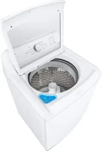 LG - 4.1 Cu. Ft. High-Efficiency Top Load Washer with TurboDrum Technology - White – Image 3