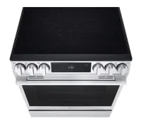 6.3 cu. ft. Smart Wi-Fi Enabled Electric Slide-in Range with InstaView®, Fan Convection, Air Fry & EasyClean – Image 2