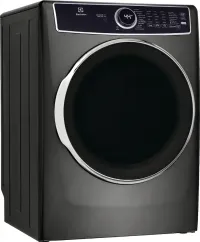 Electrolux - 8.0 Cu. Ft. Stackable Electric Dryer with Steam and Balanced Dry - Titanium – Image 1