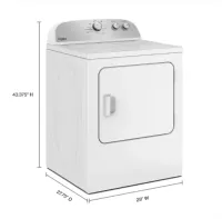 7.0 cu. ft. Electric Dryer with AutoDry™ Drying System and Wrinkle Shield™ Option – Image 2