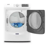 Maytag - 7.3 Cu. Ft. Stackable Electric Dryer with Extra Power Button - White – Image 2
