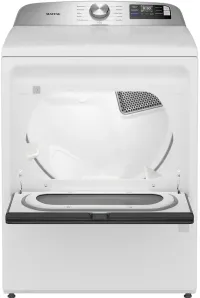 Maytag - 7.4 Cu. Ft. Smart Electric Dryer with Extra Power and Advanced Moisture Sensing - White – Image 3