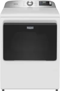 Maytag - 7.4 Cu. Ft. Smart Electric Dryer with Extra Power and Advanced Moisture Sensing - White – Image 4