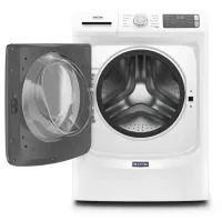 Maytag - 4.5 Cu. Ft. High-Efficiency Stackable Front Load Washer with Steam and Fresh Spin - White – Image 2
