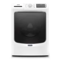 Maytag - 4.5 Cu. Ft. High-Efficiency Stackable Front Load Washer with Steam and Fresh Spin - White – Image 1