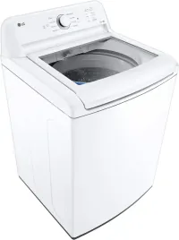 LG - 4.1 Cu. Ft. High-Efficiency Top Load Washer with TurboDrum Technology - White – Image 4