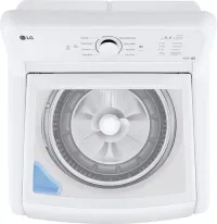 LG - 4.1 Cu. Ft. High-Efficiency Top Load Washer with TurboDrum Technology - White – Image 3