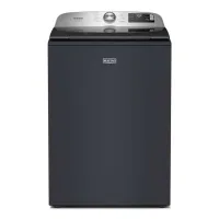 Maytag - 5.2 Cu. Ft. Pet Pro Top Load Agitator Washer with Extra Power and Sanitize Cycle with Oxi - Midnight Steel – Image 3