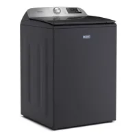 Maytag - 5.2 Cu. Ft. Pet Pro Top Load Agitator Washer with Extra Power and Sanitize Cycle with Oxi - Midnight Steel – Image 1