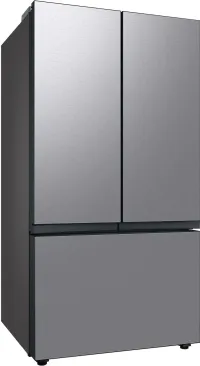 Samsung - 36 in. Wide BESPOKE 30 cu. ft. 3-Door French Door Smart Refrigerator with Beverage Center - Stainless Steel – Image 1
