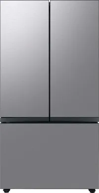 Samsung - 36 in. Wide BESPOKE 30 cu. ft. 3-Door French Door Smart Refrigerator with Beverage Center - Stainless Steel – Image 3