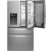 GE Profile - 36 in. Wide 22.43 Cu. Ft. Smart Counter-Depth 4-Door French Door Refrigerator with Energy Star and Kitchen Assista – Image 3