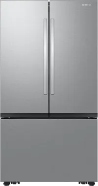 Samsung - 36 in. Wide 32 cu. ft. 3-Door French Door Smart Refrigerator with Dual Auto Ice Maker - Stainless Steel – Image 2