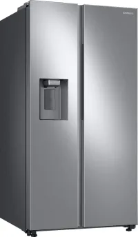 Samsung - 36 in. Wide 27.4 cu. ft. Side-by-Side Refrigerator with Large Capacity - Stainless Steel – Image 4