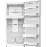 Frigidaire - 19 Cu. Ft. Garage Ready Top Freezer Refrigerator - White – Image 3