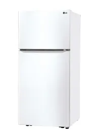 LG - 30-in Wide 20.2 Cu. Ft. Top Freezer Refrigerator - White – Image 1