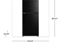 Frigidaire - 19 Cu. Ft. Garage Ready Top Freezer Refrigerator - Black – Image 2