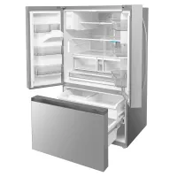Midea - MRF29D9BST 29 Cu. Ft. Stainless OneTouch AutoFill French Door Smart Refrigerator - Stainless Steel – Image 3