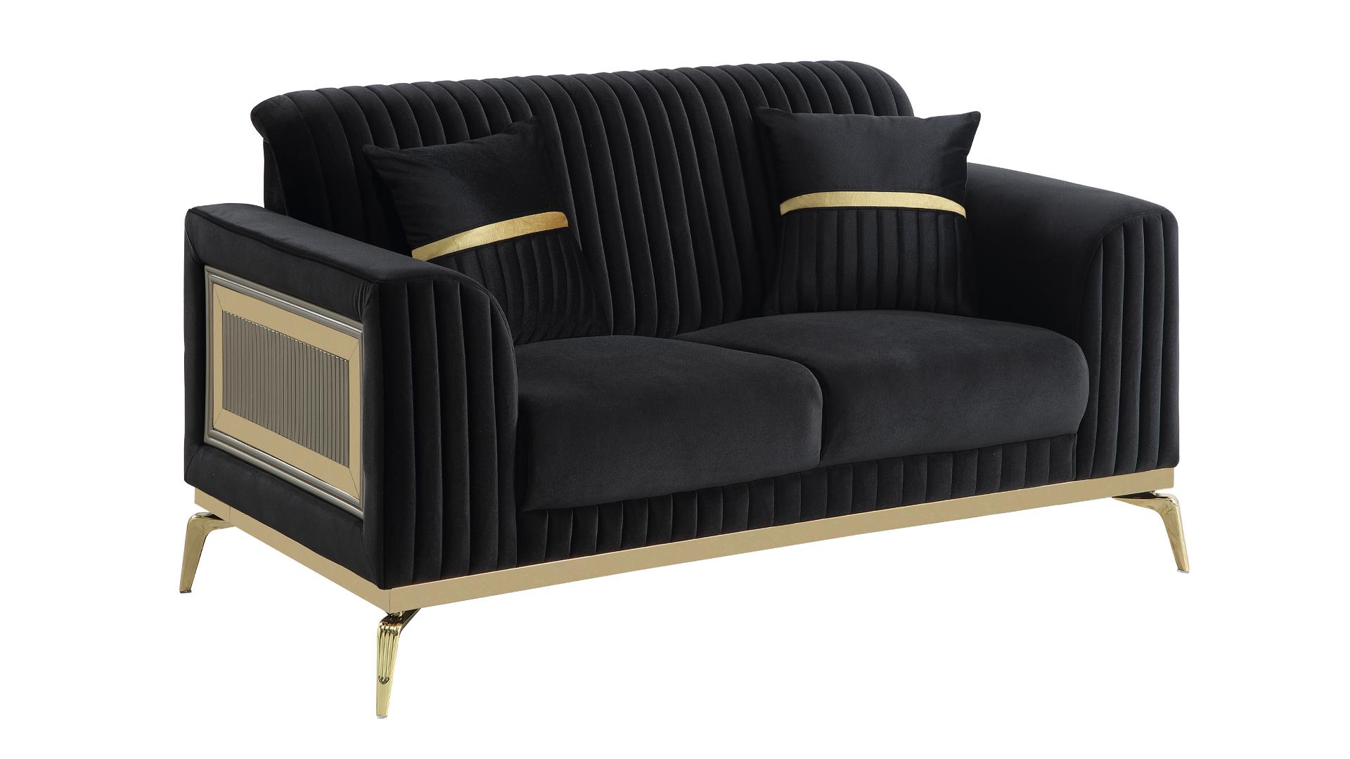 Antigua Living Room Set in Black – Image 3