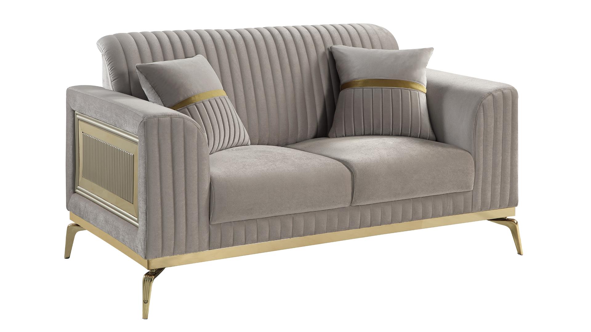 Antigua Living Room Set in Taupe – Image 3