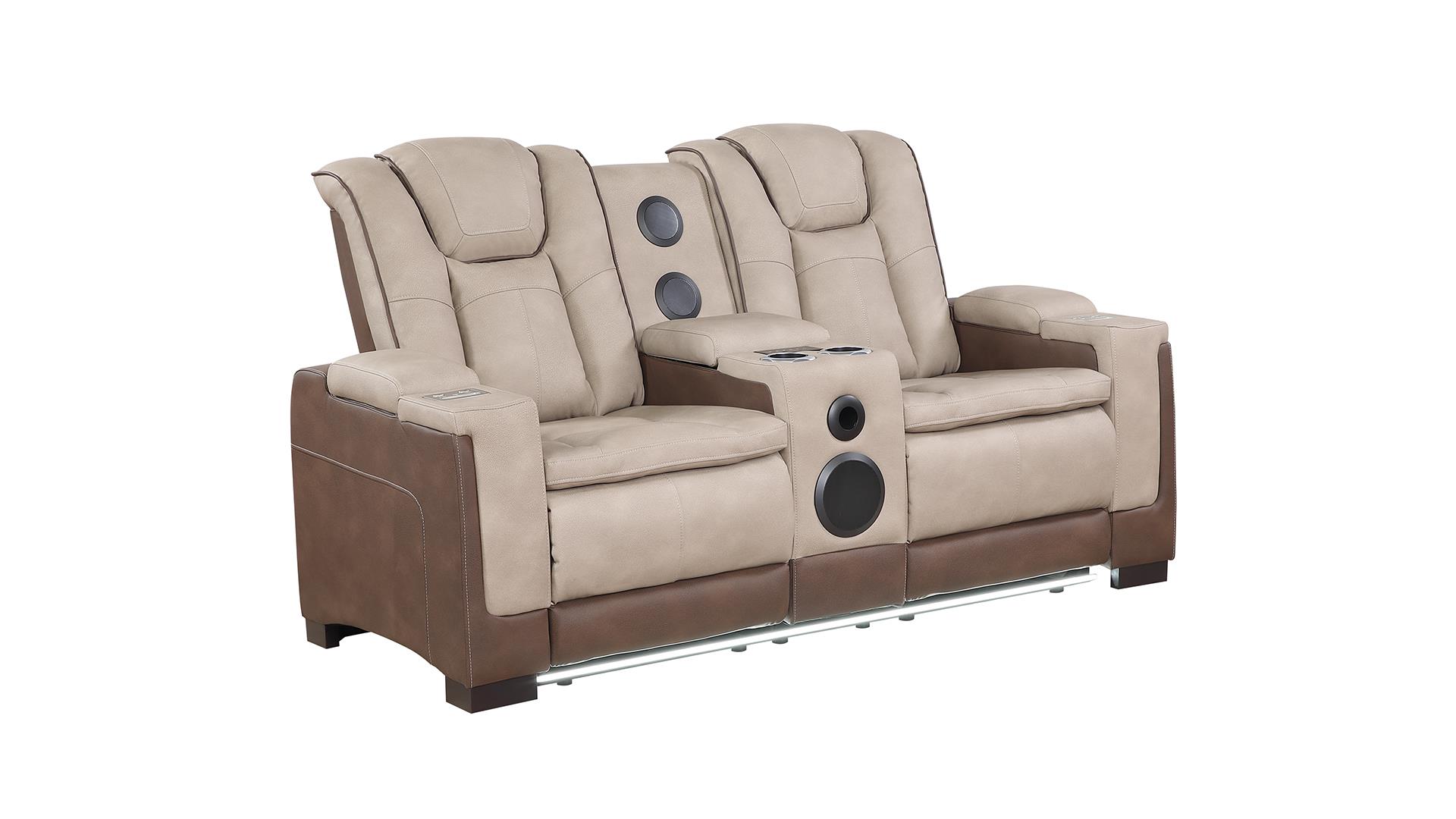 Bruno Living Room Set Brown – Image 4