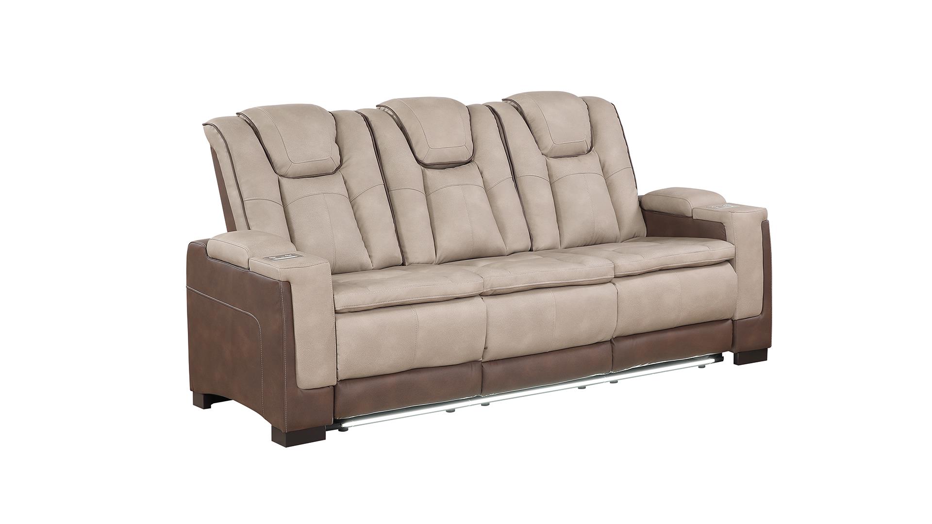 Bruno Living Room Set Brown – Image 3