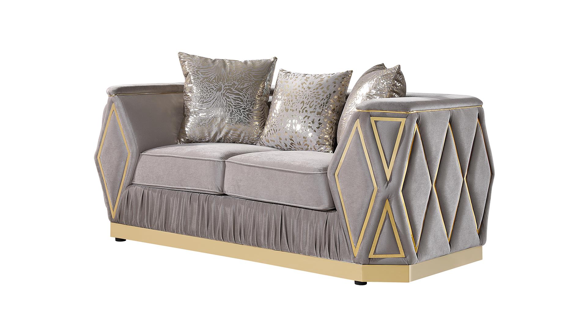 Cavalli Living Room Set Taupe – Image 3