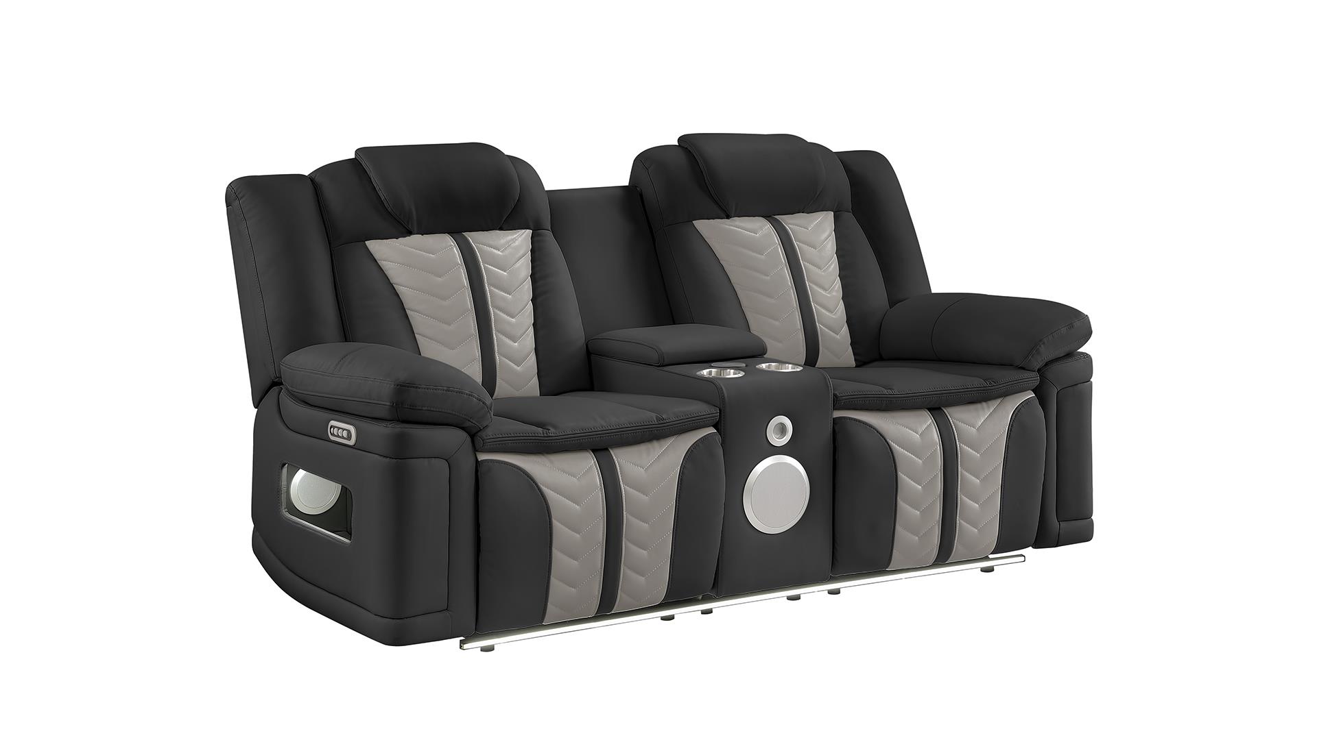 Cruiser Living Room Set in Black – Image 4