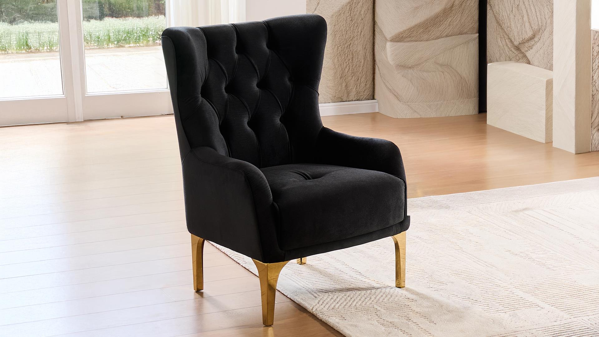 Lippa Living Room Set in Black – Image 4