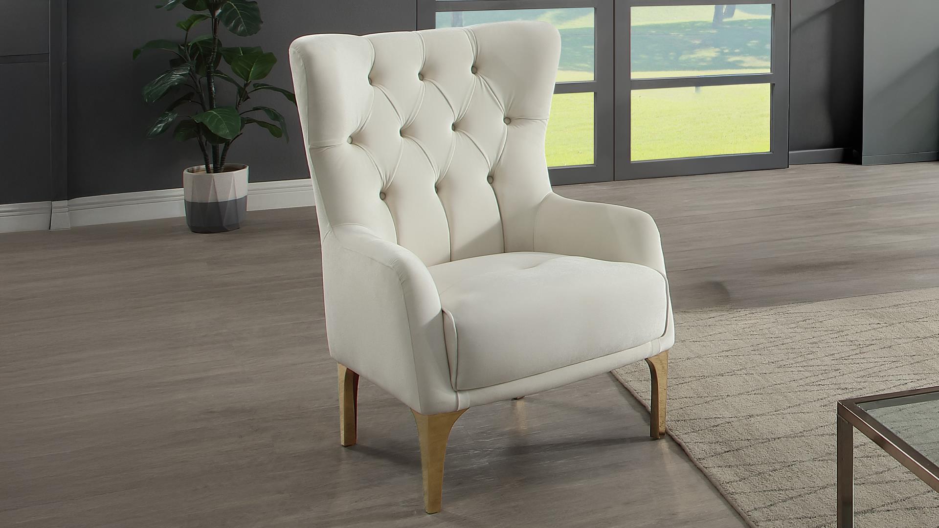 Lippa Living Room Set in Off White – Image 4