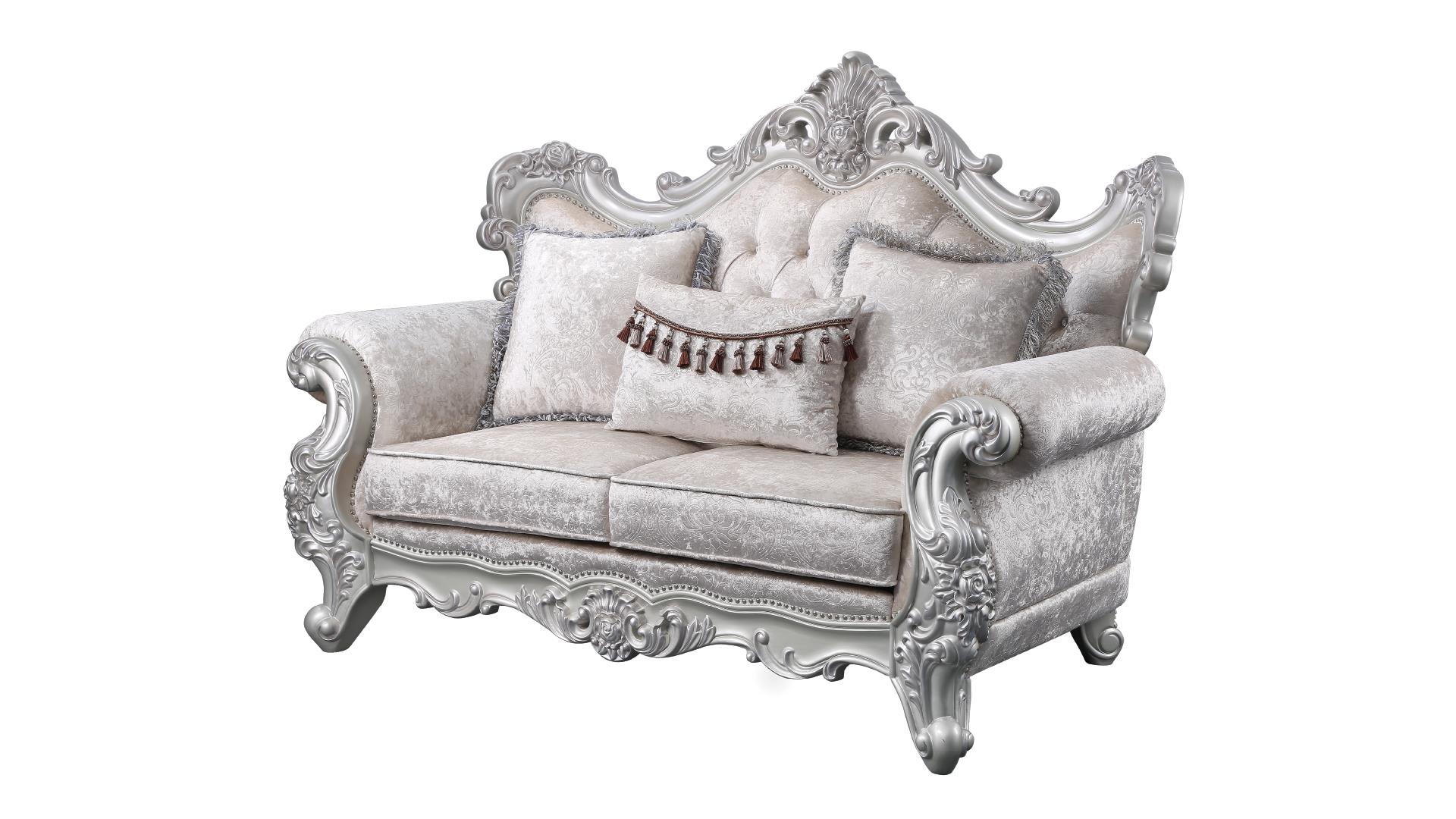 Melrose Living Room Set in Champagne – Image 3