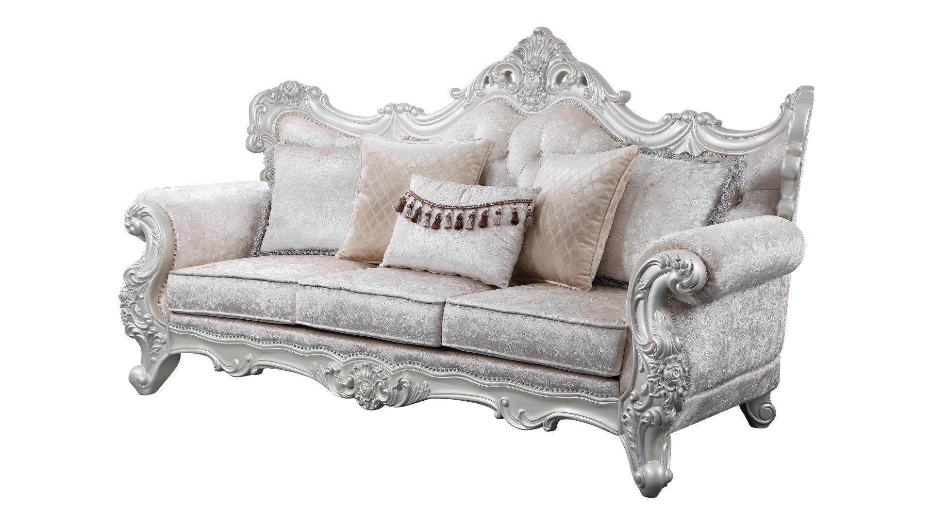 Melrose Living Room Set in Champagne – Image 2