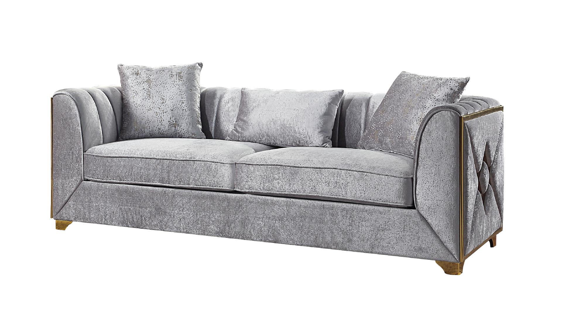 Velencia Living Room Set in Silver – Image 2