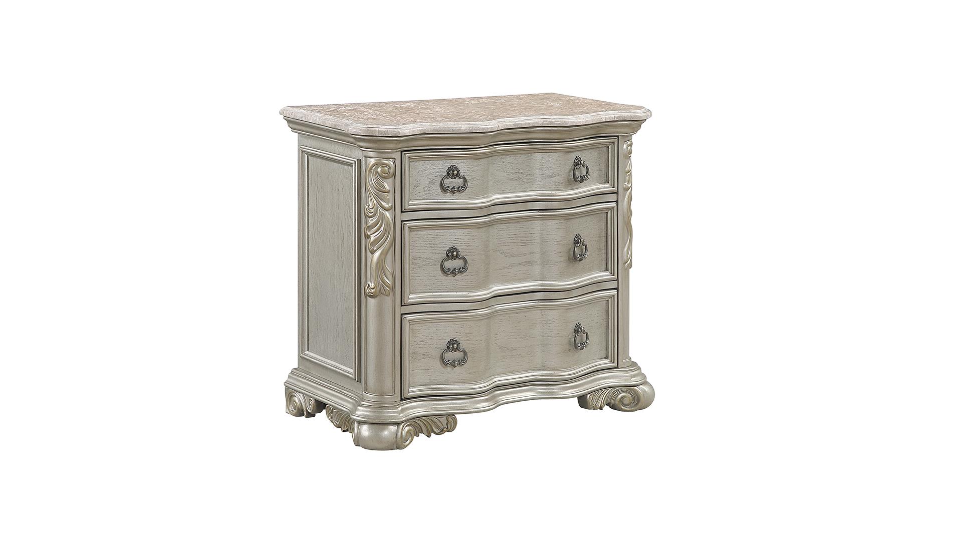 Bella Queen Bedroom Set in Champagne – Image 5