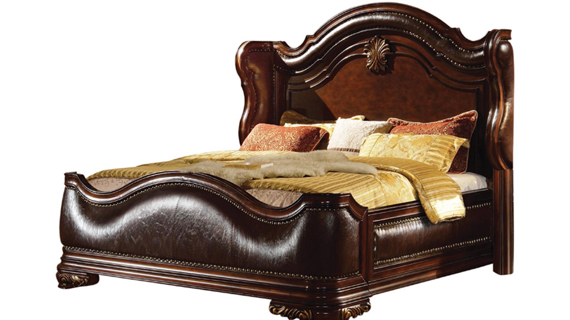 Bella Queen Bedroom Set in Walnut – Image 2