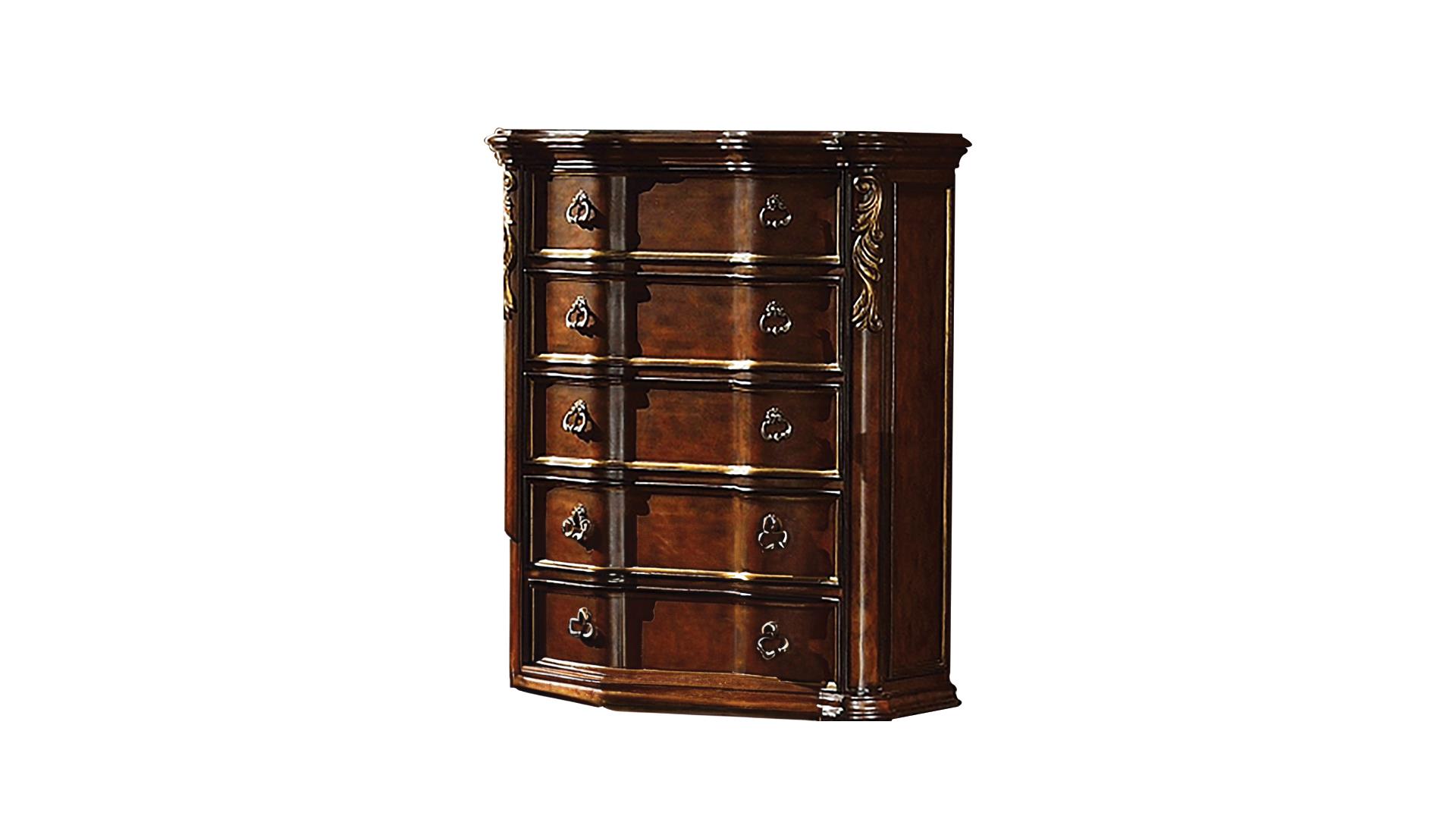 Bella Queen Bedroom Set in Walnut – Image 4