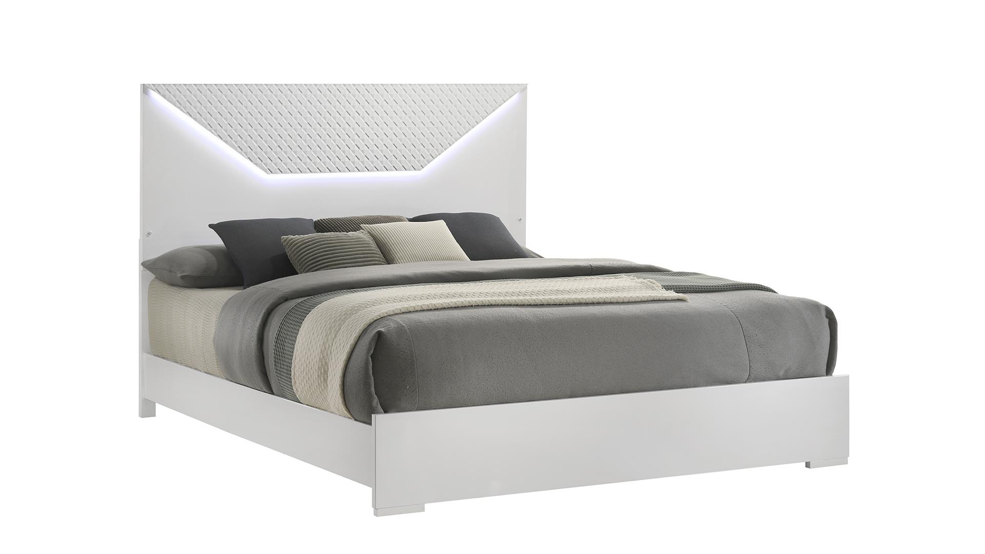 Blanca Bedroom Sets in White – Image 2