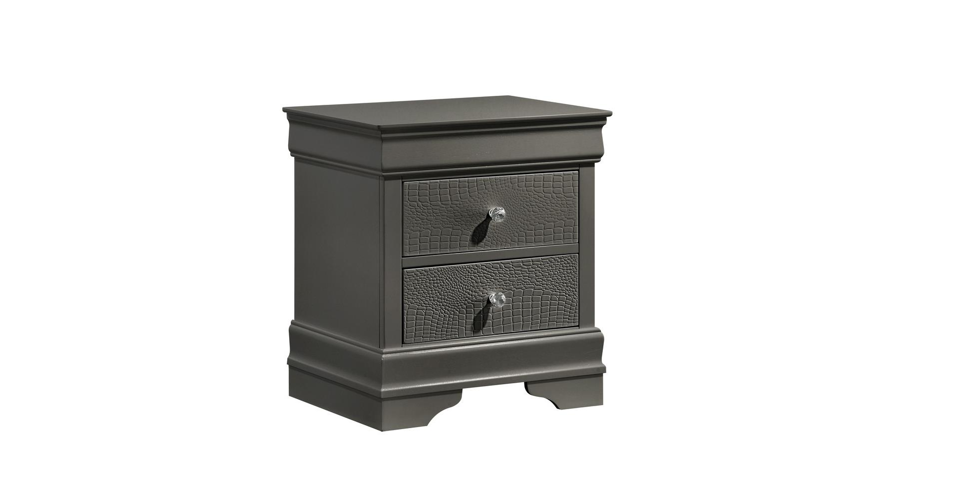 Blaze King Bedroom Set in Gray – Image 4